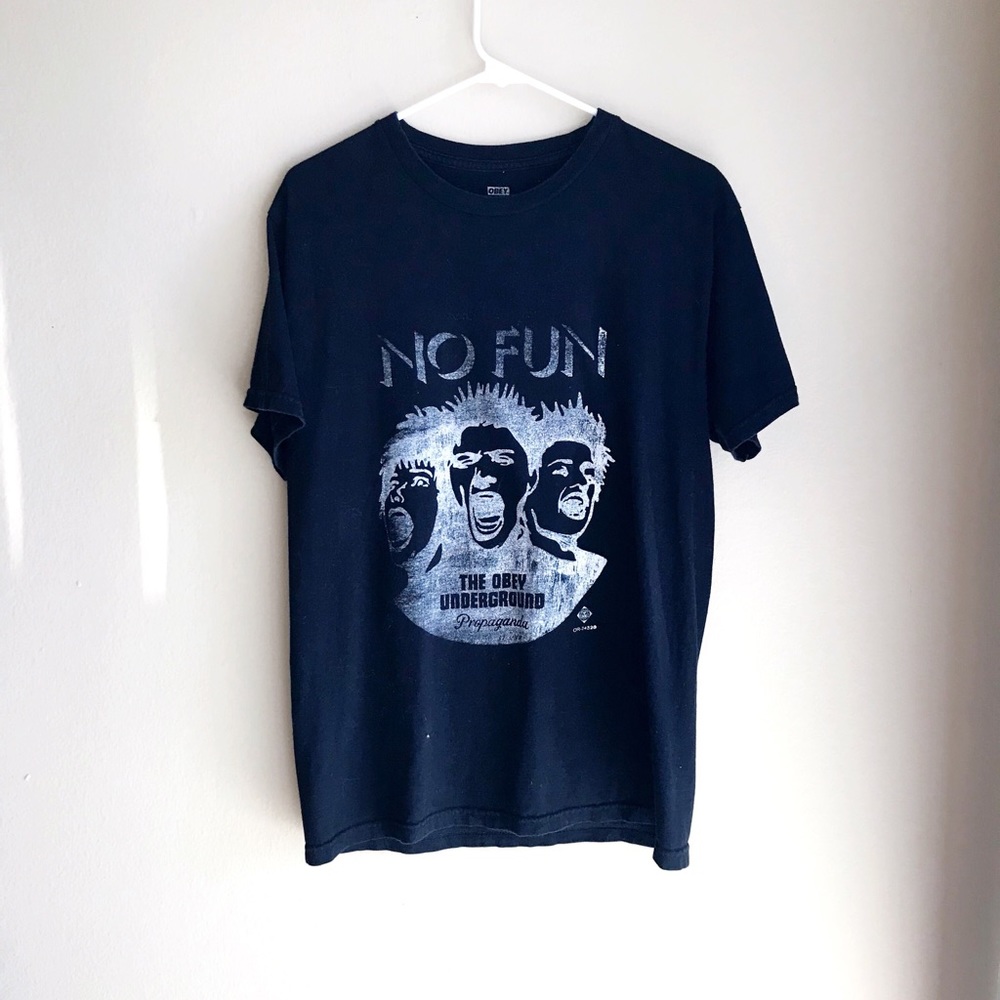 Obey - “No Fun” Graphic Tee